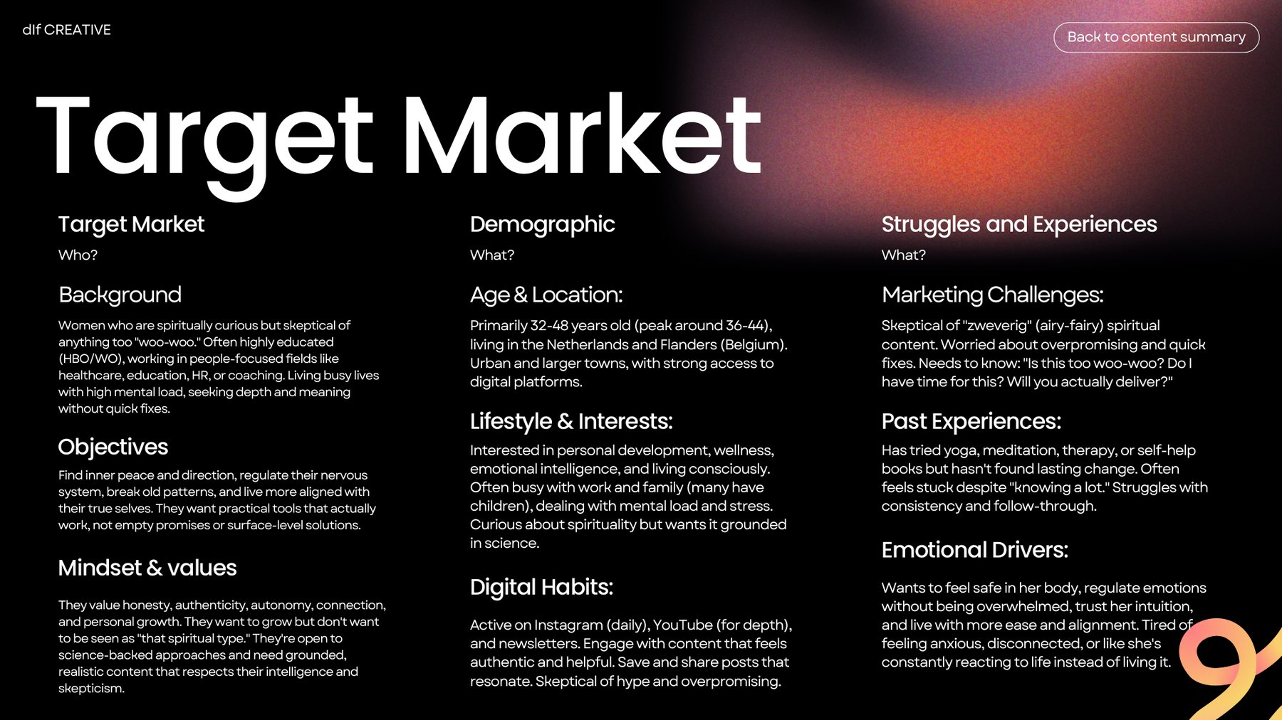 Target market