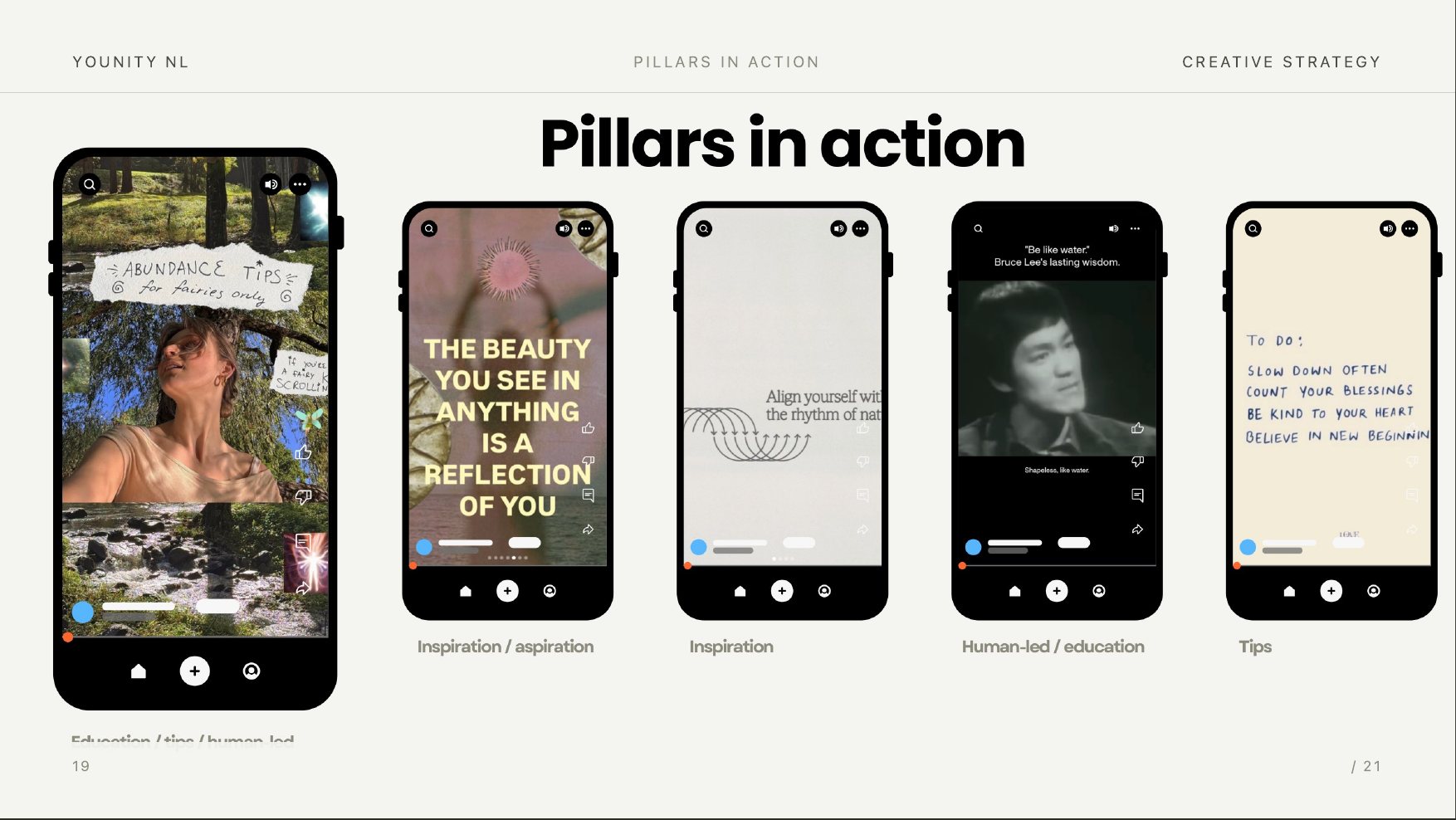 Pillars in action