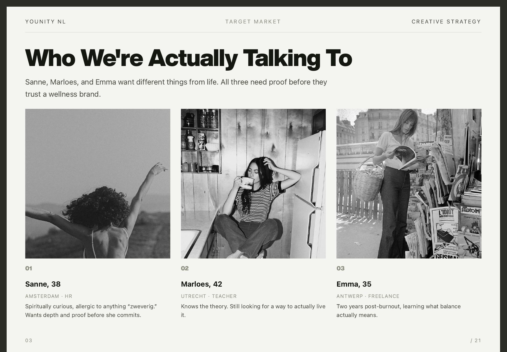 Who we are actually talking to